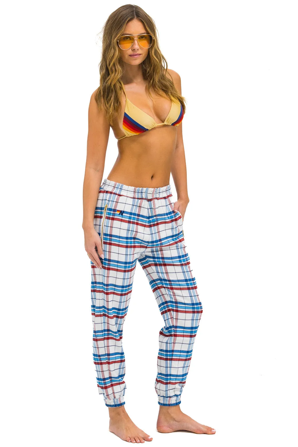 PLAID LODGE PANT - MONTAUK PLAID