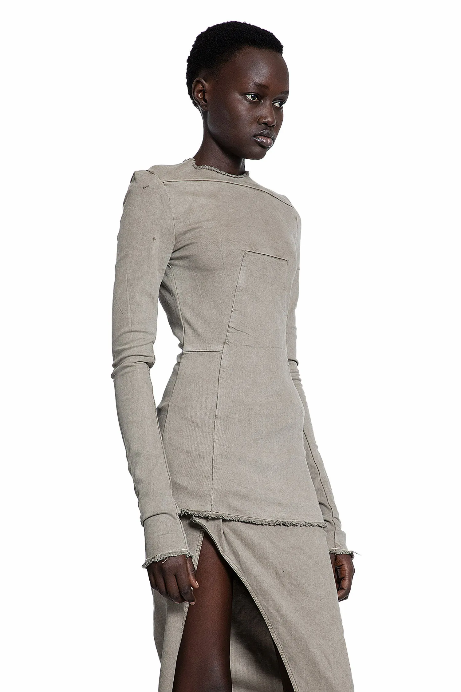 RICK OWENS WOMAN GREY TOPS