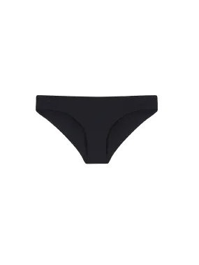 The Seamless Low Rise Brief (Full coverage) - True Black