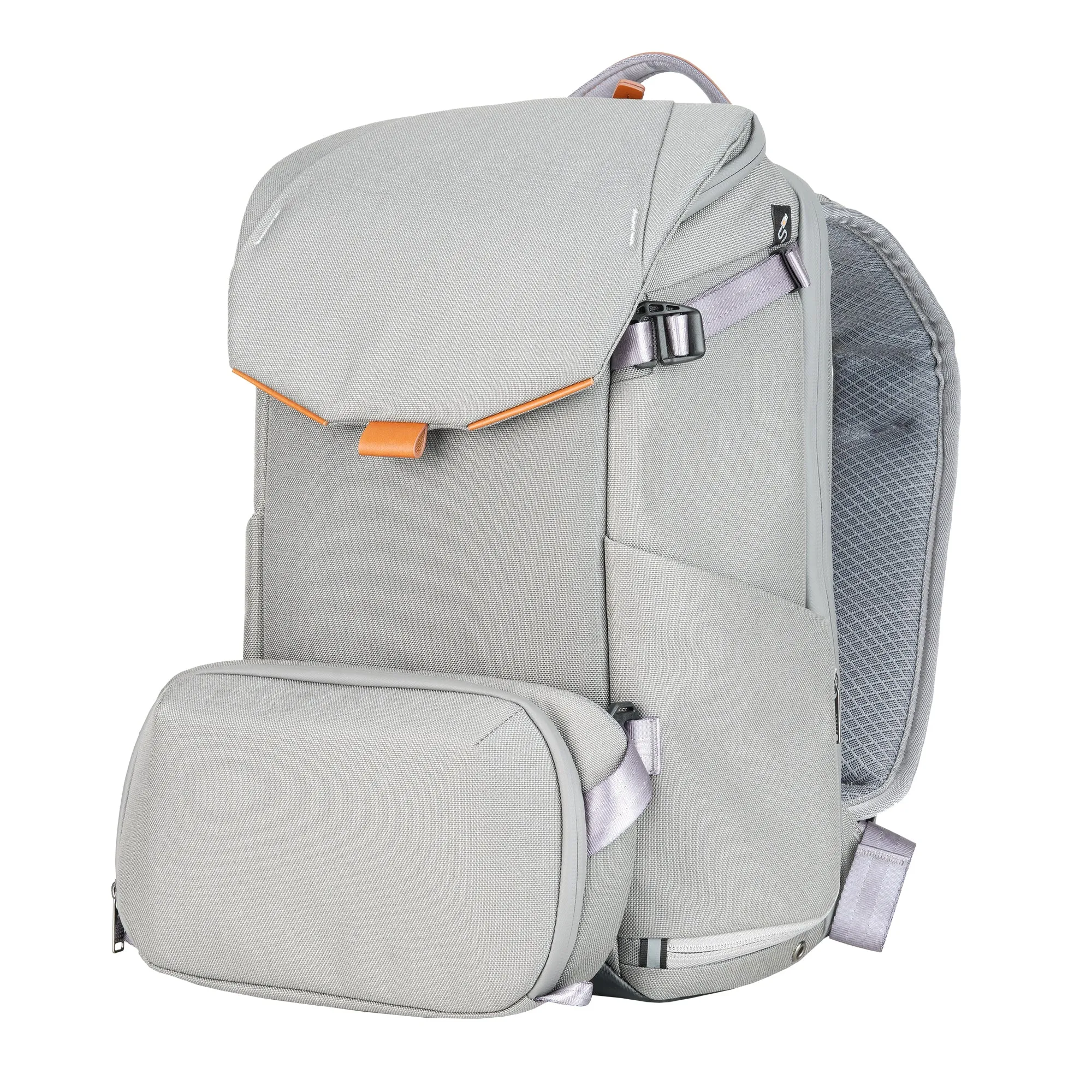 VEO CITY B46 Large Camera Backpack w/ Pouch - Gray